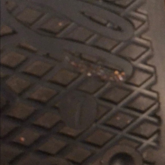 Loeffler Randal Aqua Blue Jeweled Slippers Size 7 - Picture 4 of 4